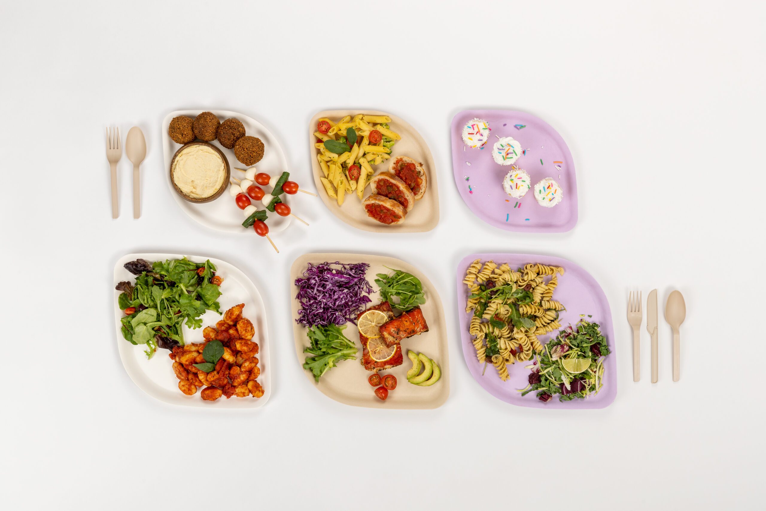 Food on Pickytarian Dinnerware/Tableware Set