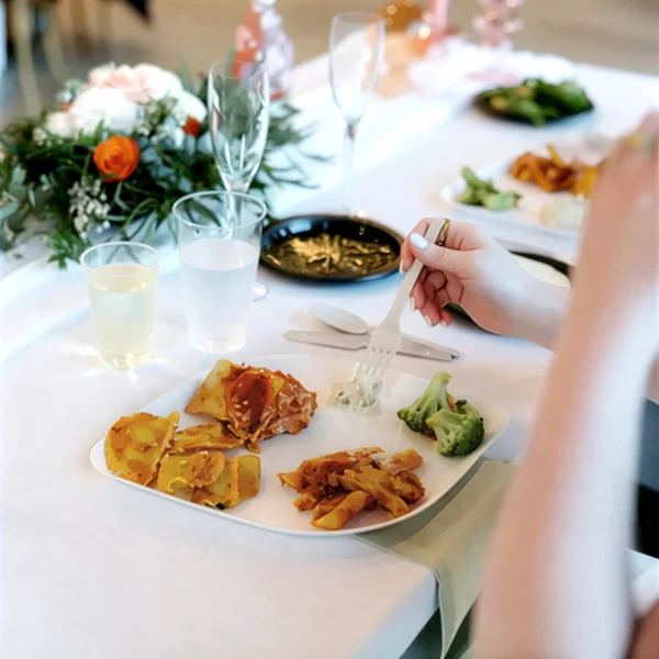 Compostable 10” Dinner Plates | Bamboo & Sugarcane | Pickytarian